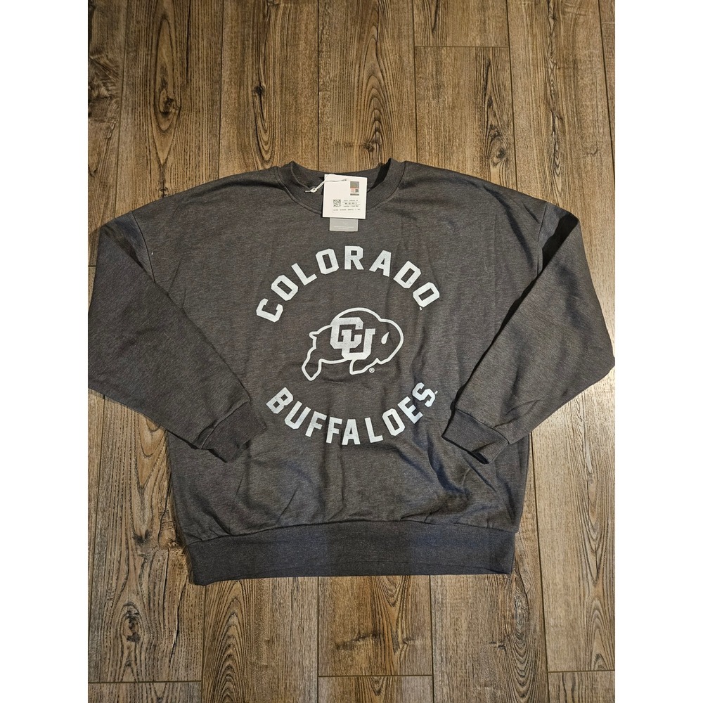 Colorado Buffaloes Gameday Couture Sweatshirt Gray Size M